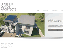 Tablet Screenshot of devilliersdutoit.com